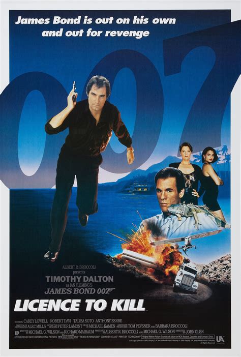 Licence to Kill (1989) | James bond movies, James bond movie posters ...