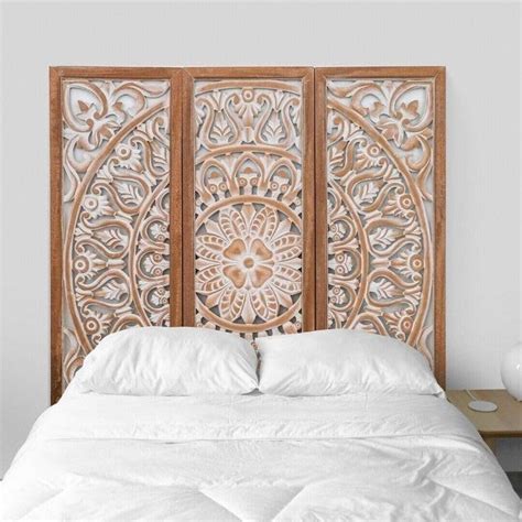 WoodIdea Tropical Carved Wood Wall Panel. n Wall Art Home Decor. Large ...