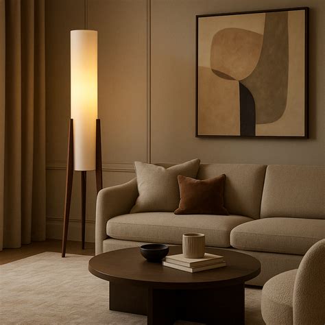 Solid Walnut Floor Lamp – Mysalights