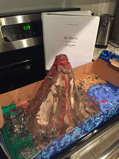 Paper Mache Volcano | Volcano projects, Paper mache volcano, School ...