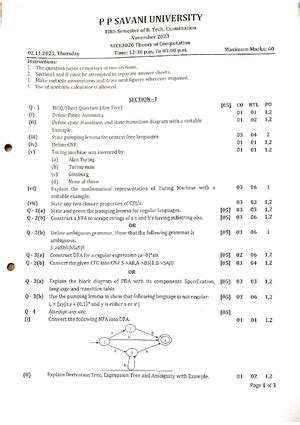 [Solved] What is Chomsky Normal Form convert below given grammar ...