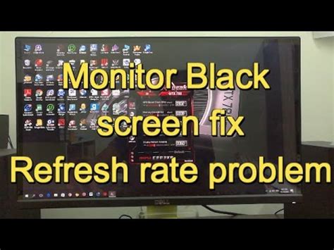 Image result for Refresh Rate Problems 2nd Monitor