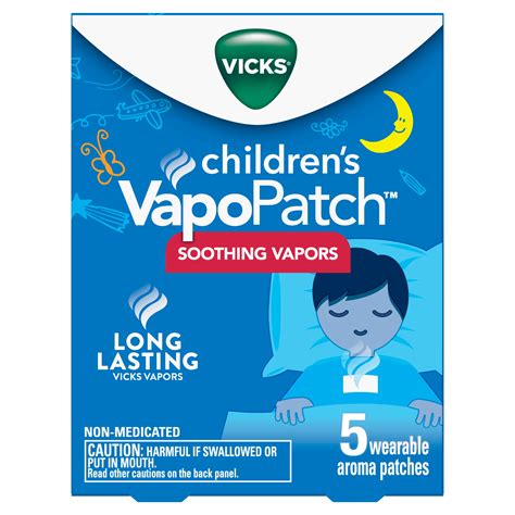 Vicks Vapo Patch Kids, Soothing Non-Medicated Vapor Patch for Children ...