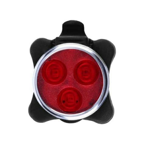 Buy FASTPED ® Bicycle USB Tail Light red Round Lumens Rechargeable USB ...
