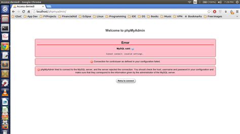 Access Denied Xampp MySQL 的图像结果