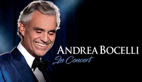 Andrea Bocelli in Concert - Houston, Houston Toyota Center, December 12 ...