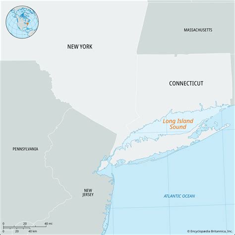Map Of Connecticut Shoreline