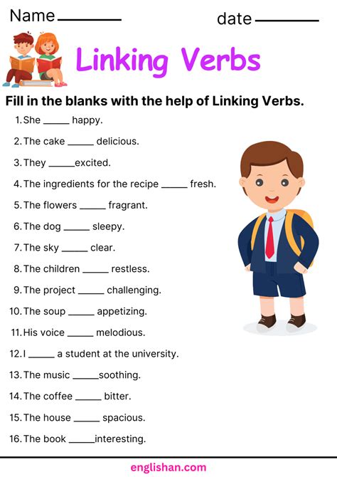 Linking Verbs Lesson 的图像结果