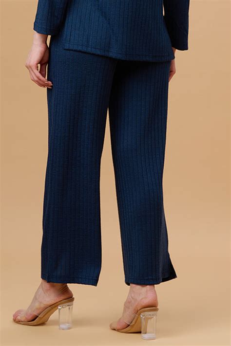Buy Gipsy Teal Poly Knit Co-Ord Pant - Gipsy Online
