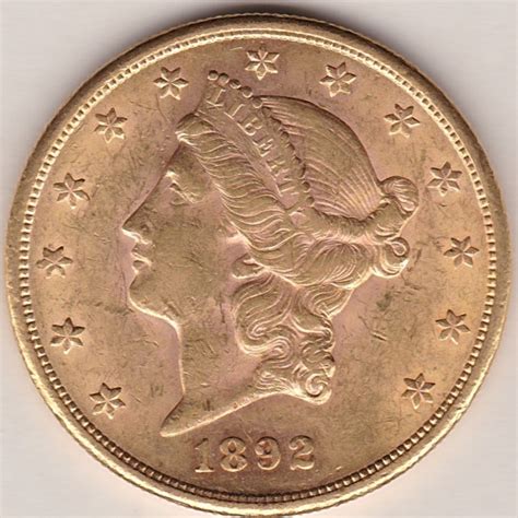 1892 S USA Twenty Dollars Gold Coin | Dorset Coin Company