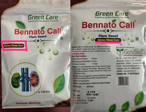 Bennato Call Herbal Powder Seizure: What Happened? – Hyderabad Mail