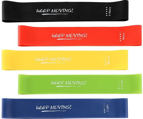 Buy Resistance Exercise Band [5 Sets] Family Yoga, Fitness Band for ...