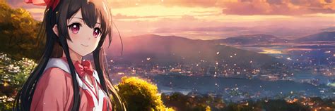 Lexica - Anime girl banner 4K