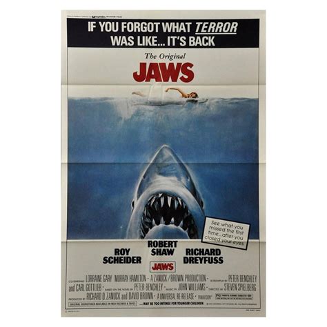 Jaws Original Movie Poster
