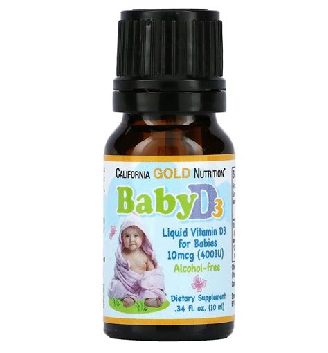 Vitamina D3 para Bebés 10 mcg (400UI) | Healthyopia