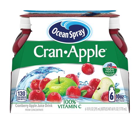 Snapklik.com : Ocean Spray Cran-Apple Cranberry Apple Juice Drinks, 10 ...