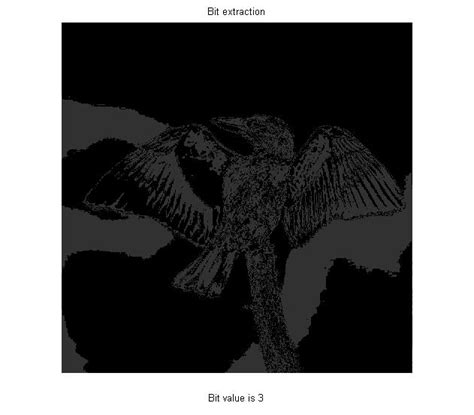 Bit Plane Slicing MATLAB 的图像结果