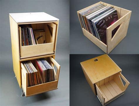 Image result for Stackable Vinyl Record Storage