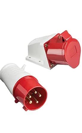 ATHARA ELECTRICALS | JIGO INDUSTRIAL PLUG & SOCKET 32A 5 PIN 415V ...