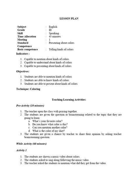 Colors Lesson 的图像结果