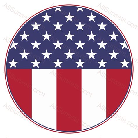 American Flag Circle Svg Png Jpg Pdf Psd File Types Patriotic USA ...