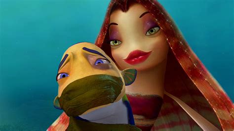 Shark Tale Lola And Oscar Kiss