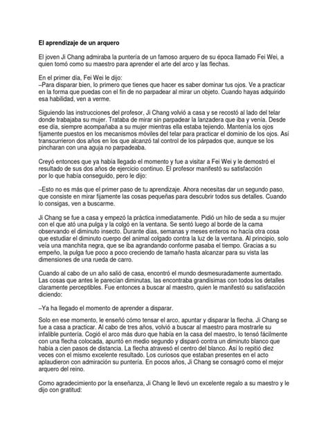 Personalización del aprendizaje en el enfoque del arquero