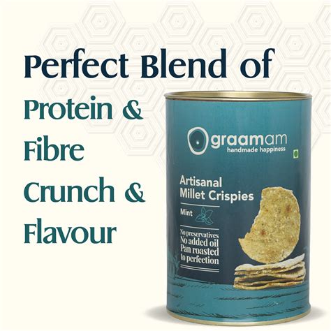 Millet Crispies - Mint – PROTOVILLAGE LIVELIHOOD SYSTEMS PVT LTD