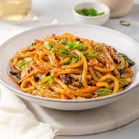 Dry Udon Noodles Easy Saucy Udon Noodles The Foodie Takes Flight