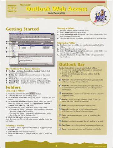 Microsoft Outlook Web Access in Exchange 2000 Quick Source Reference ...