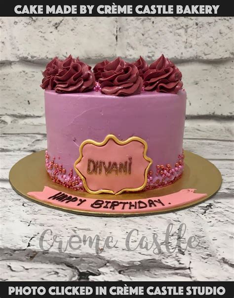 Floral in Purple Cake – Creme Castle