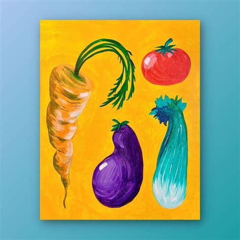 Vegetable Painting Designs