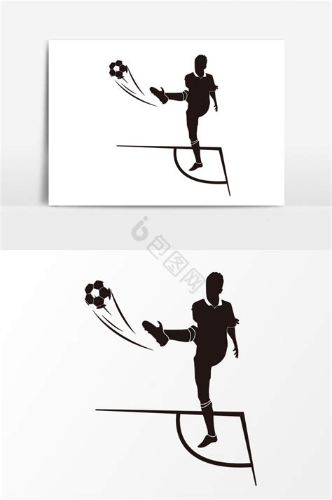 踢球简笔画 的图像结果