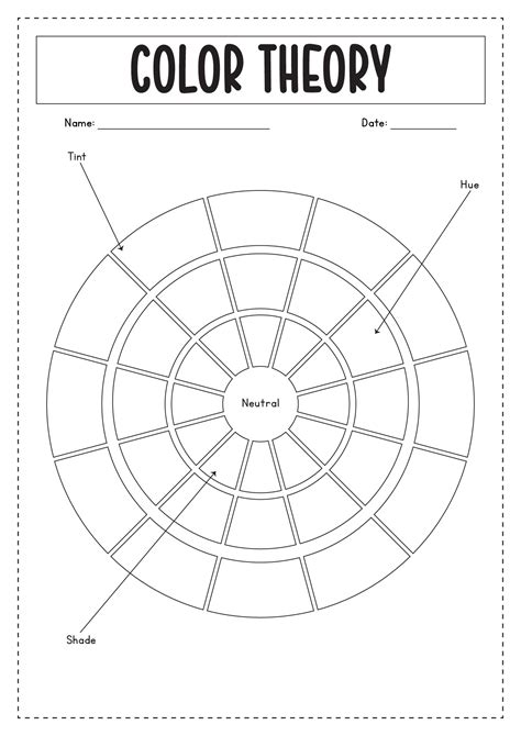 Printable Theory Worksheets