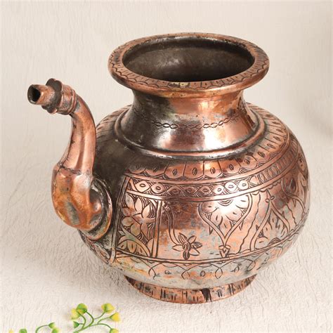 Buy Vintage Copper Water Pot online | IndianShelf