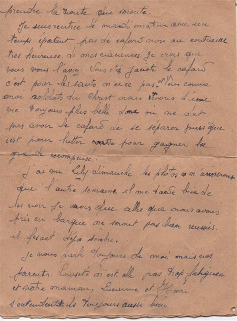 24 aout 1945. Première lettre. – un amour d'antan