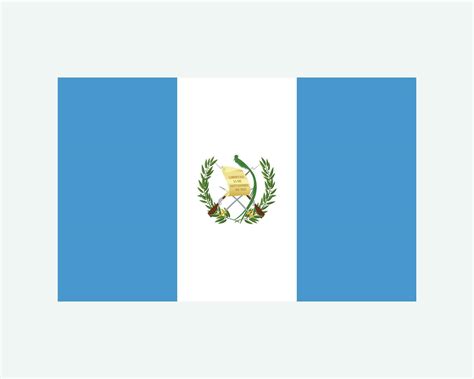 National Flag of Guatemala. Guatemalan Country Flag. Republic of ...