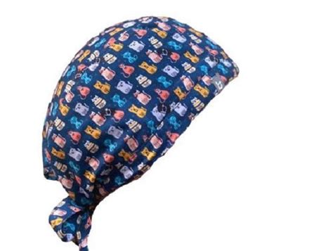 Spark Scrub Cap blue Cats – Febris