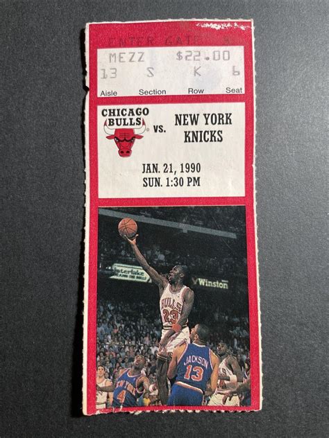 Michael Jordan "Finger Roll" Pictured 42 Pts Chicago Bulls Knicks 1-21 ...