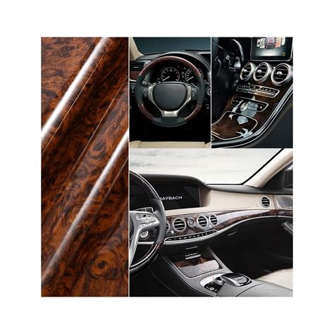 Buy Steering Wheel Cover Wood Grain Segmented Car Steering Wheel Cover ...