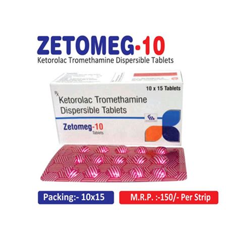 Ketorolac 10mg Tablets Medblend Pharmaceutical Private Limited