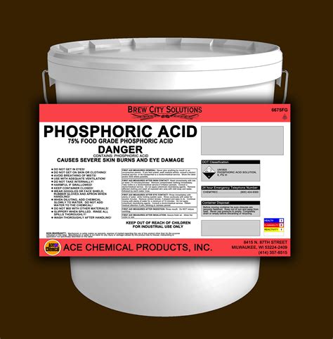 Safety Data Sheet Phosphoric Acid at Susan Mccarter blog