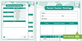Parent Teacher Meeting Feedback Report - Twinkl Ireland