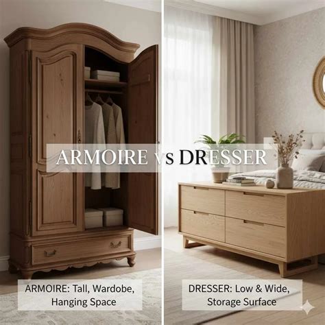 What Is An Armoire Vs Dresser: Essential Guide
