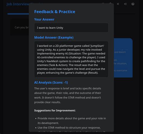 Job Interview Simulator 的图像结果