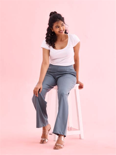 Ocean Green Roma Ponte Wide Pants – Go Colors India