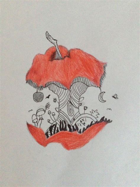 Image result for Simple Apple Tree Drawing