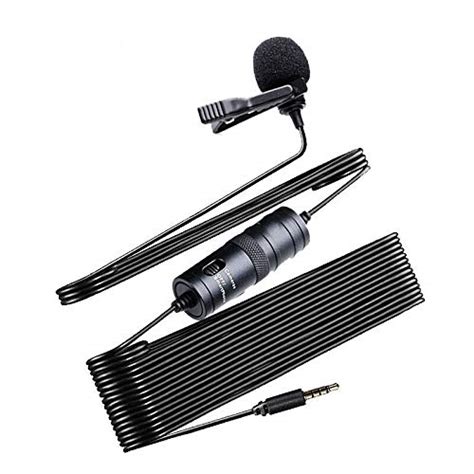 kmnic KMNC M1 Lavalier Microphone for Smartphones Ca-Non Ni-kon DSLR ...