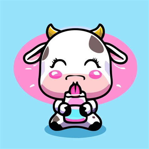 Cute Kawaii Cow