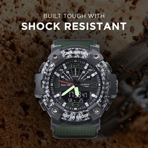 Carlington Analog Digital Sports Watch For Men - 9103